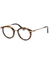 Eyewear Round Glasses Dark Havana - MONCLER - BALAAN 1