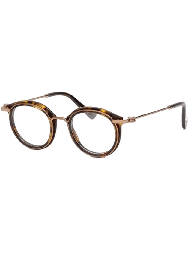 Eyewear Round Glasses Dark Havana - MONCLER - BALAAN 1