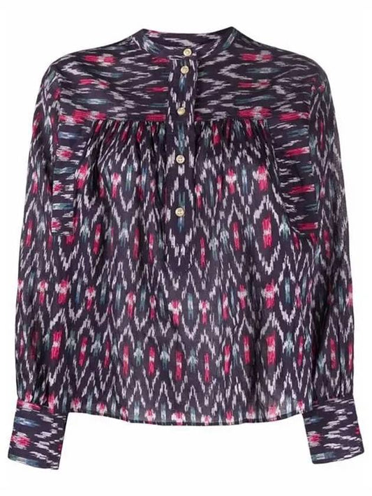 Women's Lally Blouse Fade Night - ISABEL MARANT - BALAAN 2