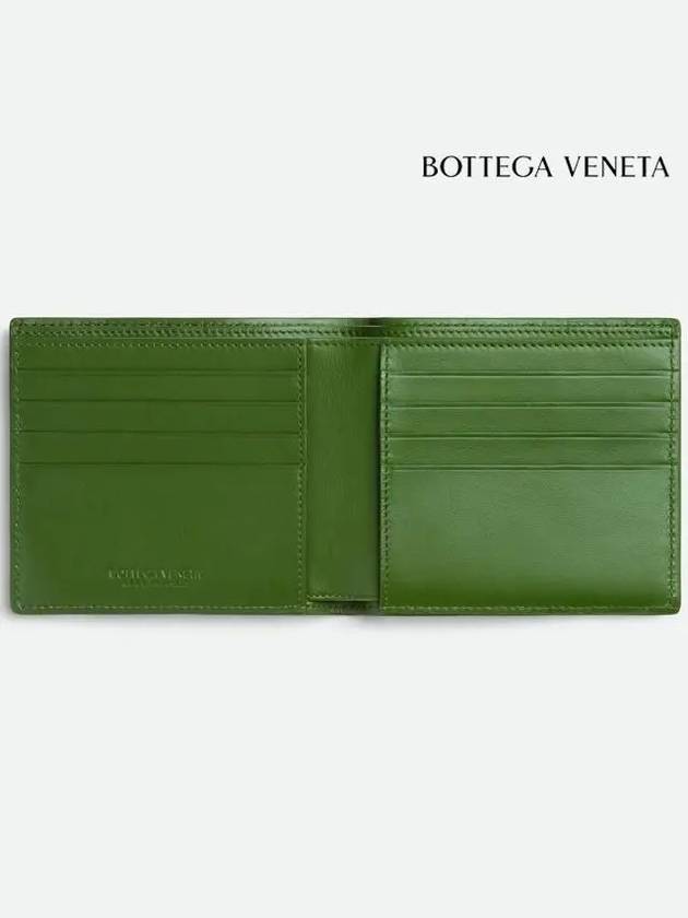 Intrecciato Bifold Half Wallet Avocado - BOTTEGA VENETA - BALAAN 5