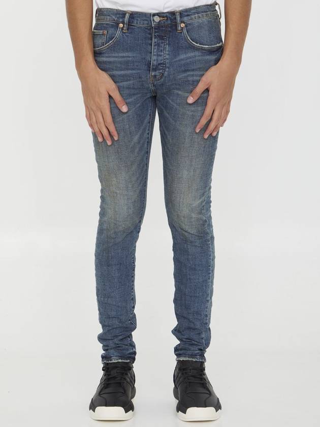 Slim Jeans In Blue Denim - PURPLE BRAND - BALAAN 1