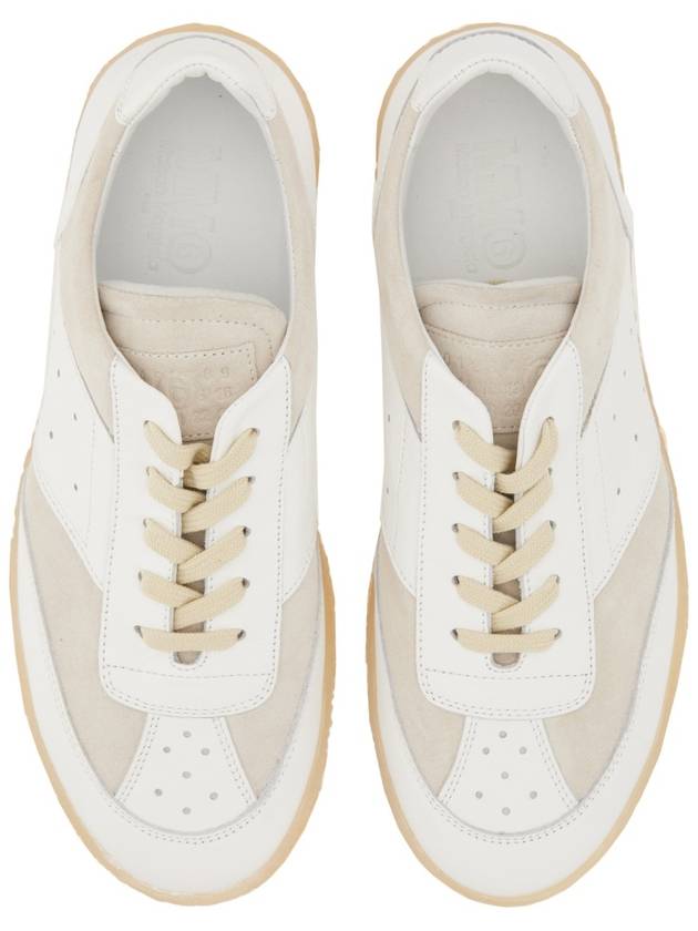 MM6 6 Court Low Top Sneakers White - MAISON MARGIELA - BALAAN 4