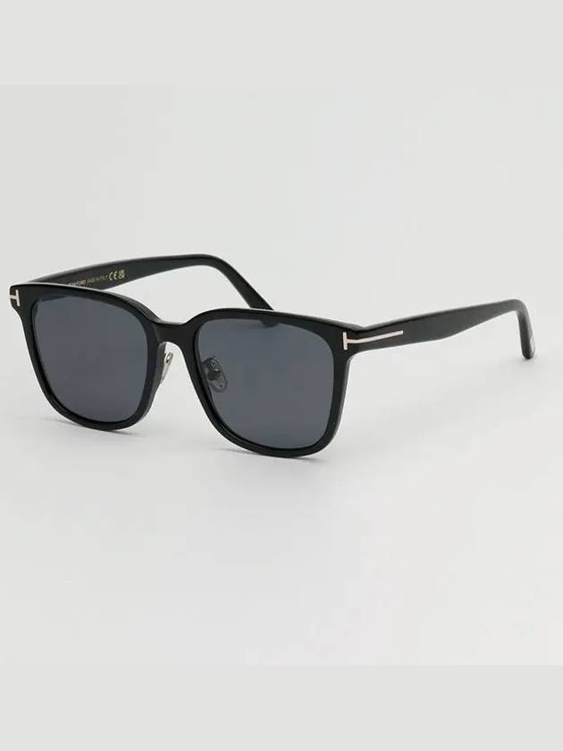 Sunglasses TF1136K 01A Asian fit black square horn rim - TOM FORD - BALAAN 1