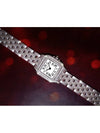 Panda Small Bezel Full Diamond Women s Steel Watch - CARTIER - BALAAN 3