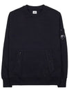 Men's Crew Neck Lens Sweatshirt Black - CP COMPANY - BALAAN 11