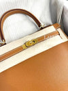 Kelly bag 25 Celie gold plated Appsong W engraved - HERMES - BALAAN 7