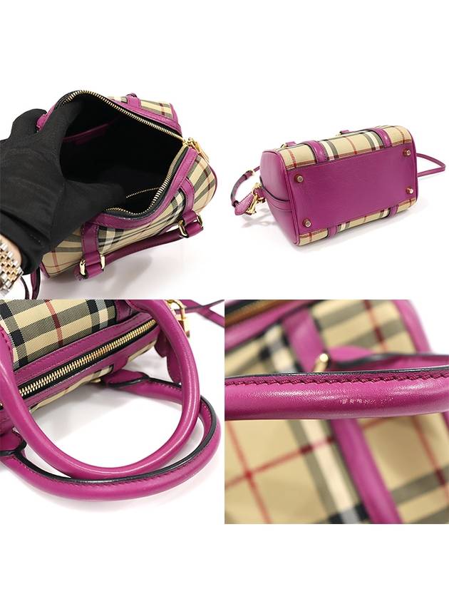 39729201 Horseferry Check Canvas ALCHESTER Convertible Satchel Small 2WAY - BURBERRY - BALAAN 5