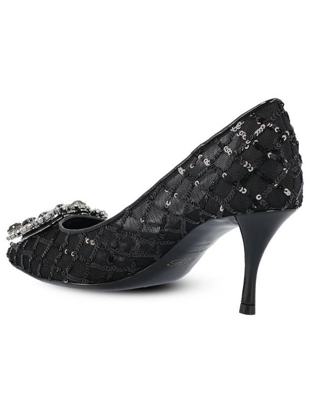 Sequin Pumps Heels Black - ROGER VIVIER - BALAAN 4