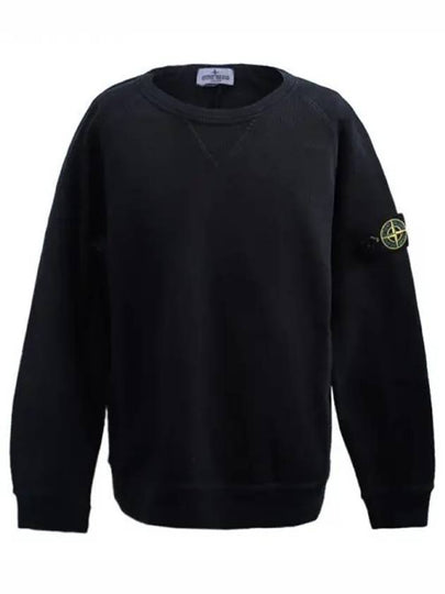 Wappen Patch Classic Sweatshirt Black - STONE ISLAND - BALAAN 2