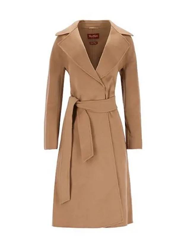 Cles Wool Cashmere Single Coat Camel - MAX MARA - BALAAN 2