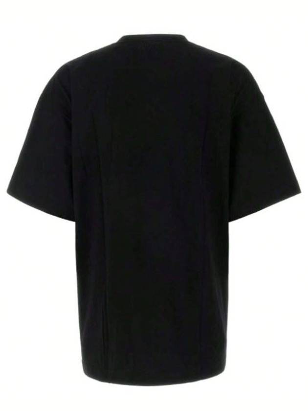 Logo Cotton Jersey Short Sleeve T-Shirt Black - VETEMENTS - BALAAN 3