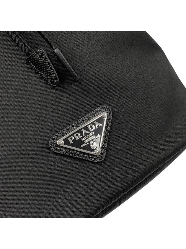 1NS369 Triangle Logo Re Nylon Drawstring Bucket Pouch Bag - PRADA - BALAAN 6