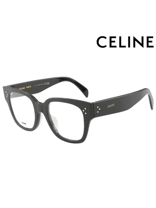 Eyewear Square Acetate Eyeglasses Black - CELINE - BALAAN 2