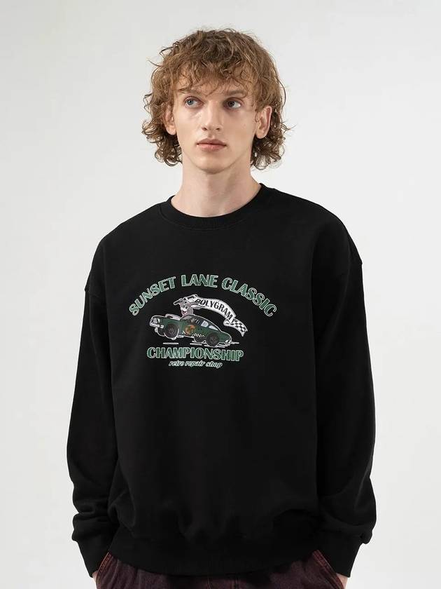 VINTAGE CHAMP BUNNY SWEATSHIRTS BLACK - POLYGRAM - BALAAN 4