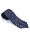 GG Dot Pattern Silk Tie Navy - GUCCI - BALAAN 3