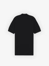 Fox Head Patch Cotton Polo Shirt Black - MAISON KITSUNE - BALAAN 5