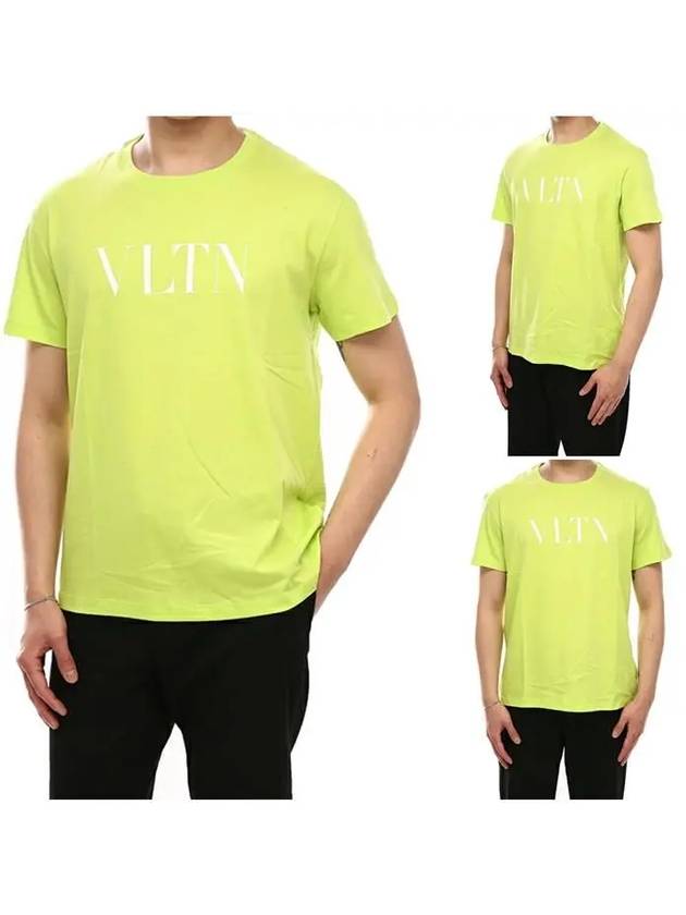 Men s VLTN Logo T Shirt TV0MG10V3LE - VALENTINO - BALAAN 1