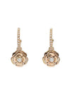 Camellia earrings 18K pink gold diamond 3ET2039 - CHANEL - BALAAN 2