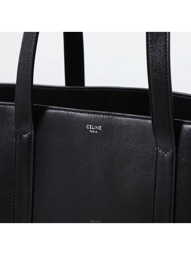 Museum Smooth Calfskin Tote Bag Black - CELINE - BALAAN 8