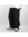 BBD Hidden Guts Logo Wide Cargo Pants Black - BLACKBLOND - BALAAN 2