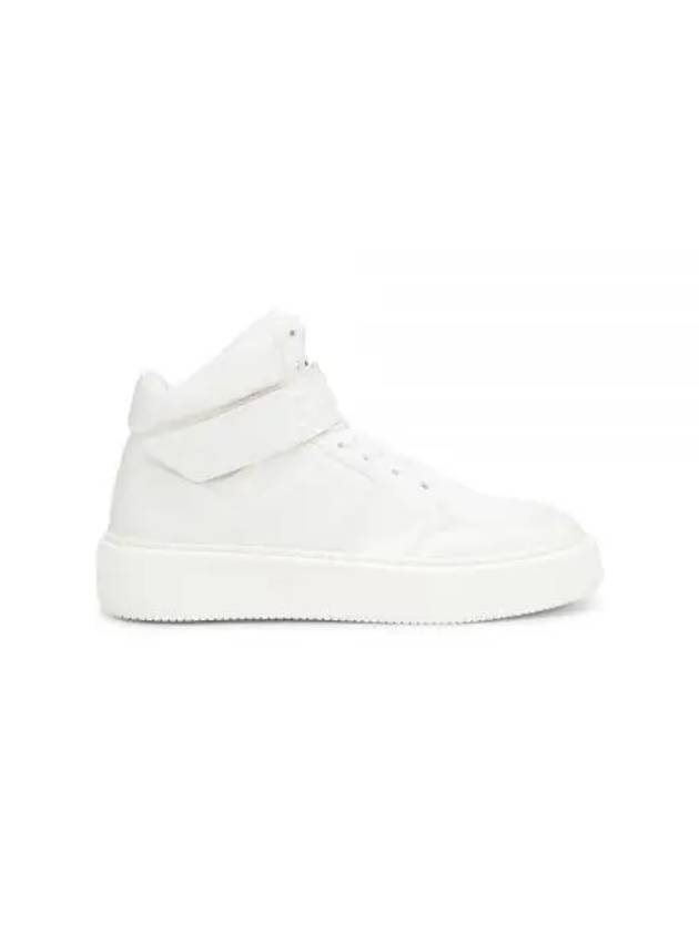 Sporty Mix Logo High Top Sneakers White - GANNI - BALAAN 2