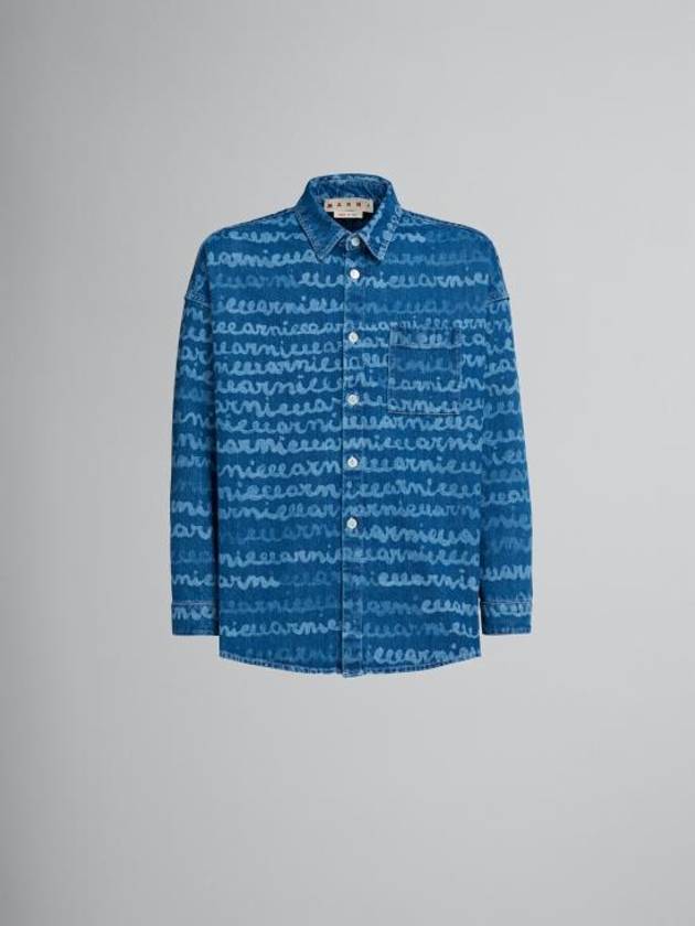 Pocket Denim Long Sleeve Shirt Blue - MARNI - BALAAN 2