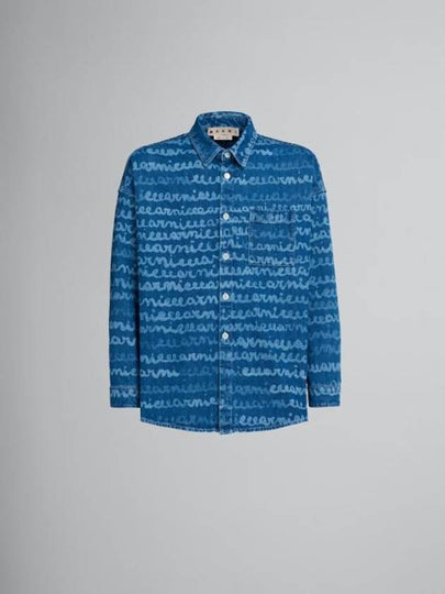 Pocket Denim Long Sleeve Shirt Blue - MARNI - BALAAN 2