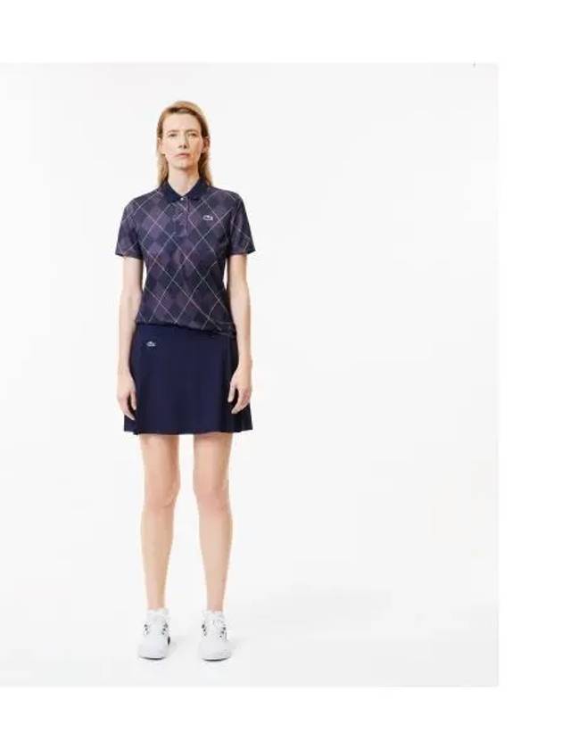 Women s Golf Side Pleated Skirt Navy - LACOSTE - BALAAN 1