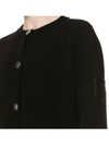 Cardigan Classic Emboss Leather Pocket Black - CHANEL - BALAAN 9