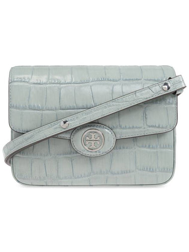 Tory Burch Shoulder Bag Robinson, Women's, Light Blue - TORY BURCH - BALAAN 1