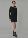 Basic Slim Jersey Mini Dress Black - OPENING SUNSHINE - BALAAN 4