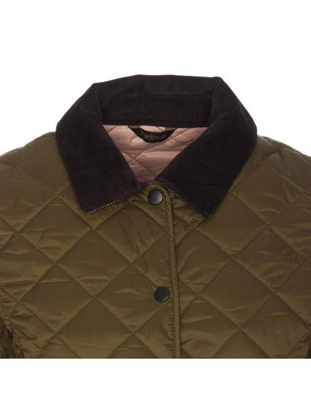 Deveron Quilting Jacket Pale Pink Olive - BARBOUR - BALAAN 5