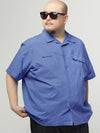 Seersucker Traveler Shortsleeve Shirts Blue - BOOVOOM - BALAAN 2