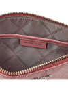 Jet Set Charm Logo Embellished Wristlet Clutch Bag Pink - MICHAEL KORS - BALAAN 10