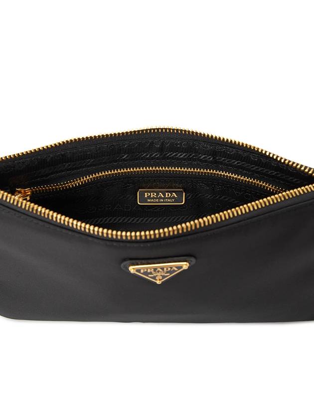 Triangle Logo Pouch Shoulder Bag Black - PRADA - BALAAN 8