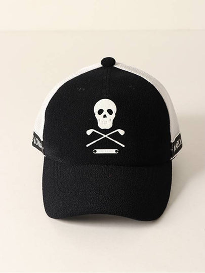 Iron Skull Trucker Ball Cap White Black - MARK & LONA - BALAAN 2