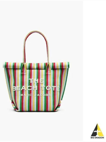 Stripe The Beach Tote Wisteria Multi MBBAA24015LVD - MARC JACOBS - BALAAN 1