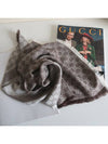 GG Jacquard Square Muffler Grey - GUCCI - BALAAN 4