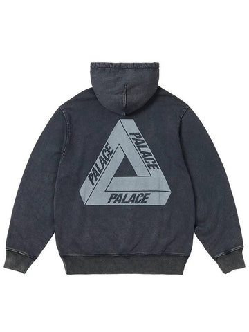 Washed Out TriFerg Hood Navy - PALACE - BALAAN 1