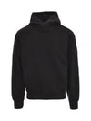 Compass Wappen Patch Cotton Hoodie Black - STONE ISLAND - BALAAN 2