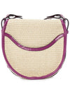 Botsey Raffia Cross Bag Violet - ISABEL MARANT - BALAAN 5