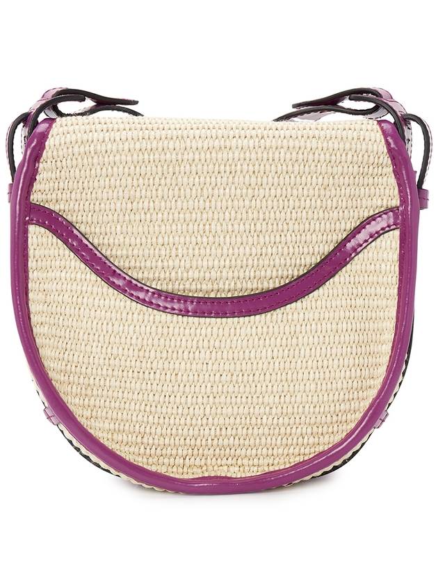 Botsey Raffia Cross Bag Violet - ISABEL MARANT - BALAAN 5