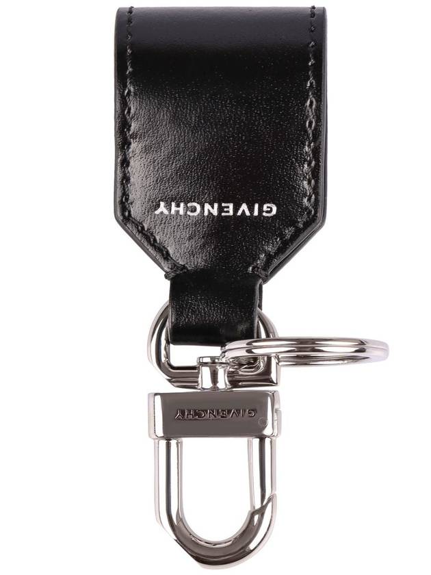 4G logo leather key holder black - GIVENCHY - BALAAN 4