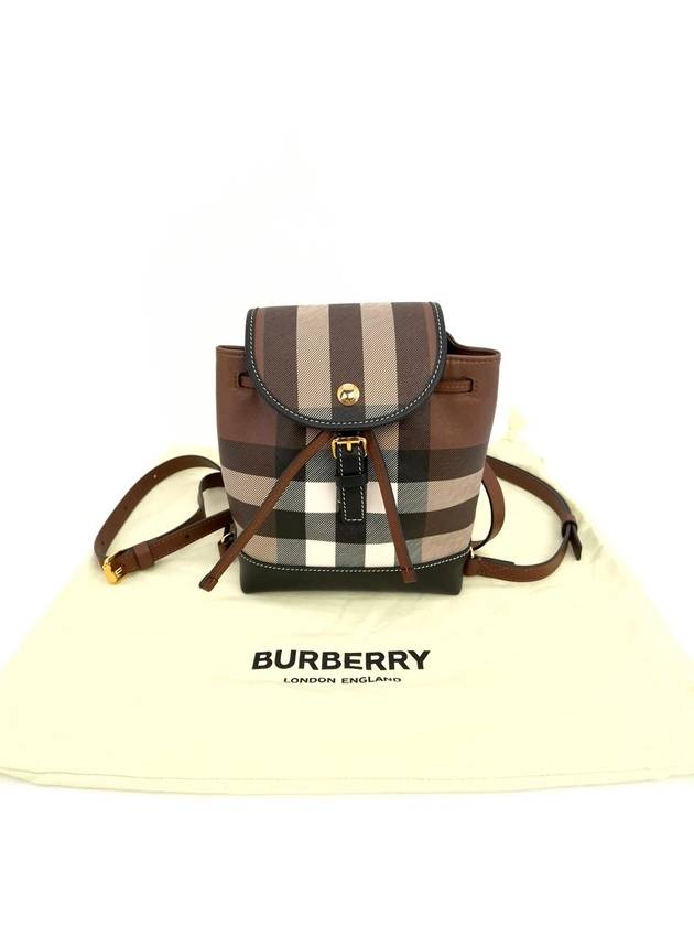 Canvas Check Micro Backpack 80584691 - BURBERRY - BALAAN 10