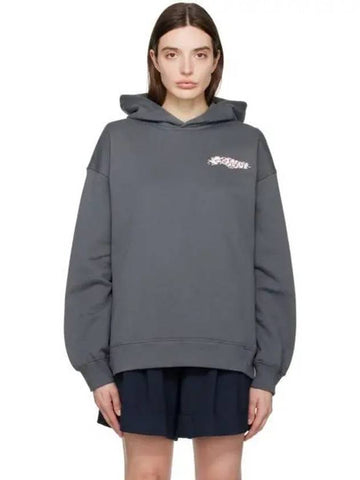 Gray Isoli Hoodie 241144F097003 1149537 - GANNI - BALAAN 1