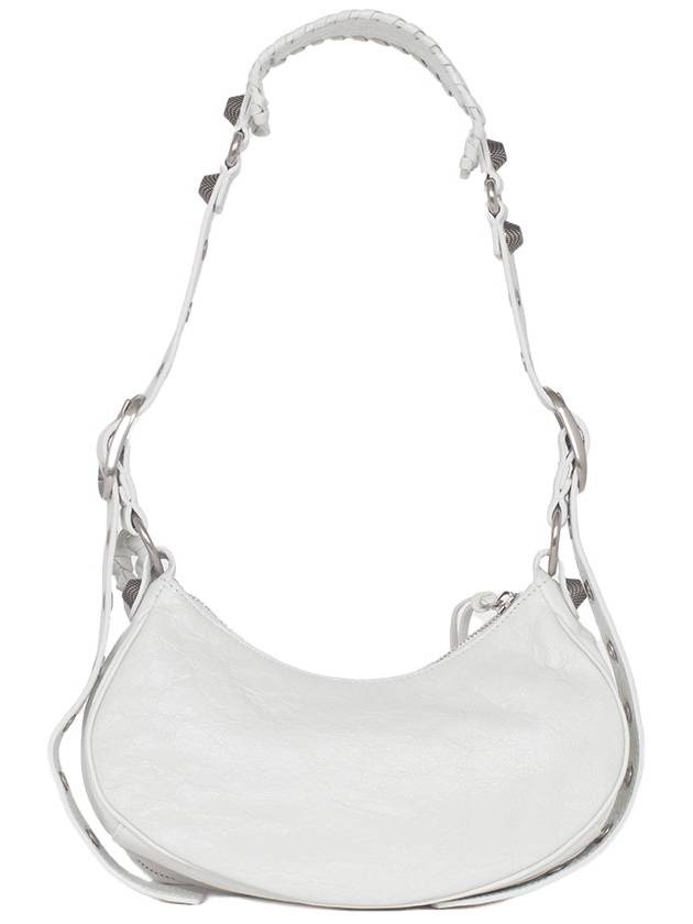 Le Cagole XS Lambskin Shoulder Bag White - BALENCIAGA - BALAAN 5