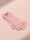 FLUFFY LOGO GLOVE PINK - RECLOW - BALAAN 7