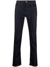 Slim Fit Stretch Denim Jeans Dark Blue - AMI - BALAAN 2