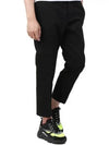 Crop Cotton Slacks Black - JIL SANDER - BALAAN 2