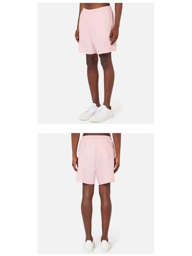 Pocket Heart Logo Swim Shorts Pale Pink - AMI - BALAAN 6